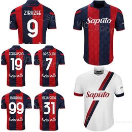 2023-24 Soccer Bologna 7 Riccardo Orsolini Jerseys Club 28 Lukasz Skorupski 19 Lewis Ferguson 31 Sam Beukema 9 Joshua Zirkzee 17 EL AZZOUZI NDOYE Football Shirt Kits