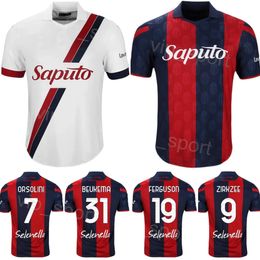 23/24 Club 31 BEUKEMA Soccer Jersey Bologna 28 SKORUPSKI 20 AEBISCHER 11 NDOYE 17 EL AZZOUZI 26 LUCUMI 15 KRISTIANSEN 7 ORSOLINI ZIRKZEE FERGUSON Football Shirt Kits