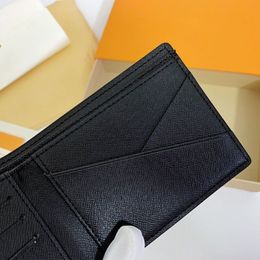 wallet women black fold wallet purse card holder bag key bags coin purses Top quality texture wallet high-end luxurys small wallet