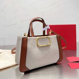 Trendy Designer Shoulder Bags Vbag Tote Bag Women Designers Bag Small Canvas Luxurys Handbags Wallet Beach Bag Purses