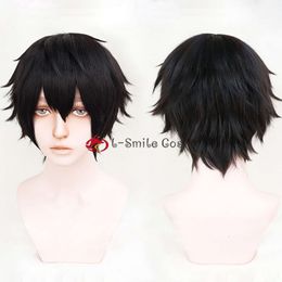 Catsuit Costumes Anime Takt Op Destiny Takt Asahina Short Black Cosplay Wigs Heat Resistant Synthetic Hair Halloween Party Role Play + Wig Cap