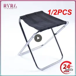 Camp Furniture 1/2PCS Folding Small Stool Bench Portable Outdoor Mare Ultra Light Subway Train Travel Picnic Camping Fishing Chair