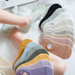 Women Socks Fashion Ankle Invisible Sock Short Show Girls No Summer Net 1pairs Breathable Antiskid Lightweight