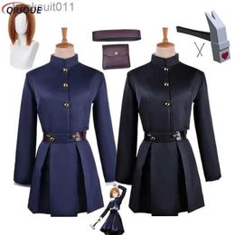 Anime Costumes Anime Jujutsu Kaisen Kugisaki Nobara Cosplay Come Wig Hammer Women Suit Outfit Uniform with Bag Belt L231027