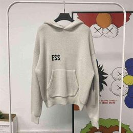 Essentialshirt Hoodie Turtleneck Jumpers Loose Sweaters Casual Knits Hoody Lazy Style Essent Men Women US UK Fashion Lightweight S293g