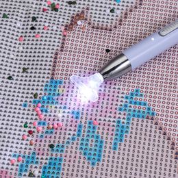 Arts and Crafts 5d diamond painting tool luminous point drill pen USB rechargeable 231027