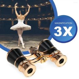 Telescope Vintage Metal Binoculars For Movie Viewing Foldable Opera Glasses With Chain Optical Lens Theater Retr K7Z1