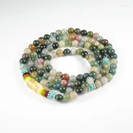 Strand Colorful Chalcedony Bracelets For Women Natural Stone Beaded 6mm Stretch Energy Yoga Bracelet Jewelry Gift