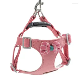 Dog Collars Pet Traction Harness Perfect For Cute Pets Quick To Put On Suitable Small And Medium-Sized Cats Dogs