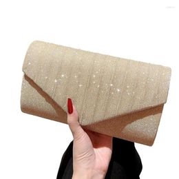 Evening Bags Sophisticated Envelope Clutch Purse Sparkling Shoulder Bag Handbag For Women's Proms Weddings