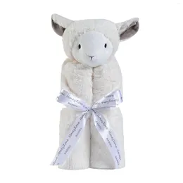 Blankets Winter Baby Fleece Warm Infant Girls Swaddle White Animal Boys Wrap Fluffy Sleeping Cotton Soft Bedding Stuff