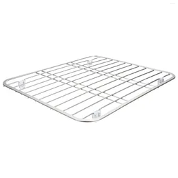 Kitchen Storage Metal Dish Drainer Shelf Boards Countertop 304 Stainless Steel Tableware Draining Rack