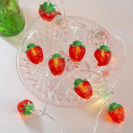 Strings Fruit Strawberry Light String LED Coloured Christmas Indoor Atmosphere Room Bedroom Decoration