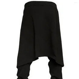 Men's Pants Men Saggy Adjustable Drawstring Hip Hop Gothic Punk Style With Elastic Waist For