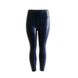 Women's Leggings Faux Leather Plus Size Outerwear Elastic Pencil Pants For Girls Female Women Daily Wear