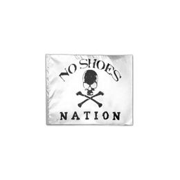 Banner Flags 3X5 Ft White No Shoes Nation Flag 3X5Ft Printing Polyester Club Team Sports Indoor With 2 Brass Grommets4263873 Drop Deli Ot2Ym