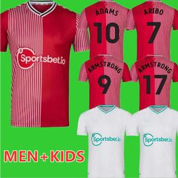 Southampton 23 24 IGS Maglie da calcio Ward-Prowse 2023 2024 Djenepo Armstrong Shirt da calcio Set Long Adams Romeu Vestergaard Men Kids Uniform Away Full Set 898