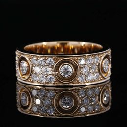 Best Product Round Cut Vvs Clarity Moissanite Diamond Eternity Ring Gold Plated 925 Sterling Silver