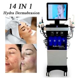 2024 Multi-Functional Beauty Equipment HydraFacial Machine Dermabrasion peeling Skin Cleansing Face Treatment Ultrasound RF Microdermabrasio