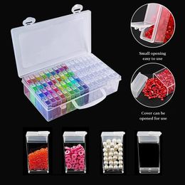 Accessories Diamond Painting Material Organizer Boxes Container to Work Beads Mosaic Pen Tools Kits Bead Storage Containers Box 231027