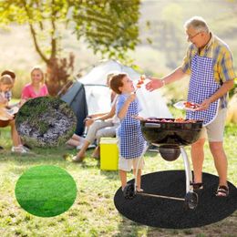 Tools & Accessories Black Flame Cushion Rug Oil ProtectionMat Camping Outdoor Oven Fireproof Floor BBQTool Reusable Insulation Home Terrace