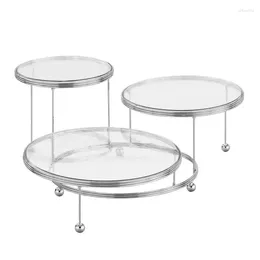 Baking Tools In Round Steel 3-Tier Decoration/Party Tiered Cake Stand Stands Star Mould Lollipop Door Silicone Bundt Cak