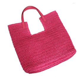 Evening Bags Women Straw Woven Handbag Ladies Large Capacity Tote Bag Summer Beach-Bag Fashion Vacation Handmade Shoulder Ins