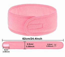 3pcs Adjustable Facial Headband with 1 Mask Brush Yoga Spa Bath Shower Makeup Wash Face Cosmetic Head Band Make Up Accessories 0314211047