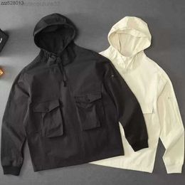 21ss Ghost Piece Smock Anorak Nylon Hoodies Armband Coat Casual Outdoor Jacket Jogging Tracksuit Tops