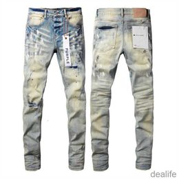 Purple Brand Jeans 2024 Spring Designer Mens Denim Trousers Fashion Pants Straight Design Retro Streetwear Casual Sweatpants Women V8oc