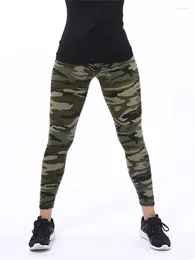 Women's Leggings CUHAKCI Women Camouflage Fitness Military Army Green Workout Pants Sporter Skinny Adventure Leggins