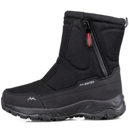 Boots 2023 Comfortable Nonslip Outdoor Bootie Shoes Men Snow Platform Ankle Plush Warm Thicken Winter Male 231027