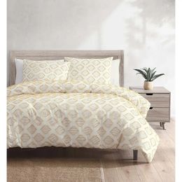 Bedding sets Comforter Sets Bed Linen Set Full Queen 3 piece Navy Clipped Jacquard Diamond Duvet Cover Home Textile Garden 231027