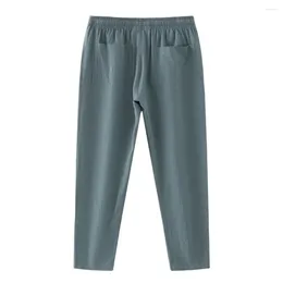 Men's Pants Long Trousers Trendy Lasting Loose-fitting Men Drawstring With Pockets For Male