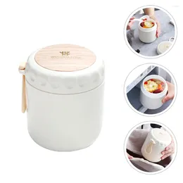 Dinnerware Sets Airtight Cup Double-layer Water Sealed Plastic Flask Bottle Coffee Mugs Container Durable Breakfast