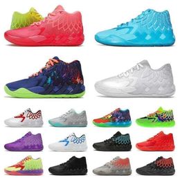 Roller OG Shoes New Arrival Lamelo Ball Shoes Rick And Morty MB 01 Basketball City Rock Ridge Red Not From Here Triple Unc