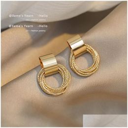 Small Circle Pendant Dangle Earrings Wedding Party Unusual For Drop Delivery Dhgarden Otntx