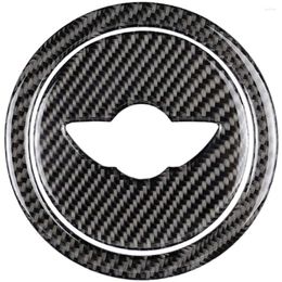 Steering Wheel Covers Carbon Fibre Cover Sticker For Mini Cooper R55 R56 R