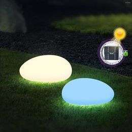 Solar LED Garden Lawn Glowing Globe Light Waterproof Patio Landscape Ball Lights Ambient Outdoor Lamp