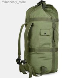 Outdoor Bags 80L Men Large Camping Bag Hiking Backpack Luggage Army Outdoor Climbing Trekking Travel Tactical Shoulder Bags Military Sports Q231028