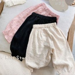 Trousers Spring Summer Kids Little Girls Clothing Cotton Sport Cute Pants Casual Teenage Children Teen