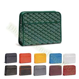 Borse da toilette cosmetiche di moda di qualità 10A Designer di lusso Borse di stoccaggio per il lavaggio del trucco verde Borse da donna da viaggio Borse a tracolla in pelle Borse a tracolla Pochette