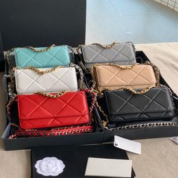 10A super Original quality women chain wallet Real Leather Caviar Lambskin zipper woc shoulder bag luxurys designers bags Classic 290R