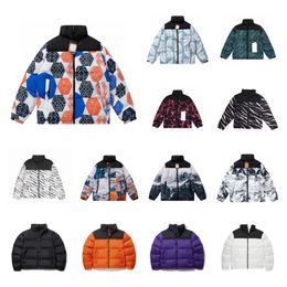 puffer jacket Winter Down Jacket Mens jackets northe Stand Collar Thick Coats Men Women Couples Parka Winters Coat Stand Collar Contrast Color Matching outfits M-XXL