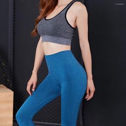 Yoga Outfits Women Elastic Breathable Lightweight Fitness Leggings Stretchable Pants Exercise Slim High Waist