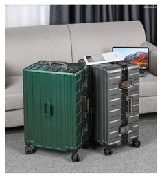 Suitcases A233 High Beauty Luggage Case Women's Large Capacity Travel Silent Universal Wheel Password Box