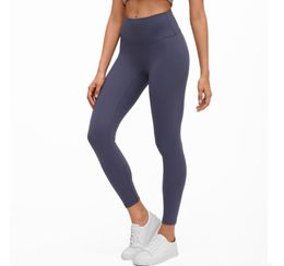 yoga pants for Women high waist Yoga Outfits Ladies Sports Classic leggings with a builtin pocket Pant Exercise Fitness Wear Girl8151523