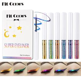 Eye Shadow/Liner Combination Liquid Eyeliner Easy Liquid Pen No-Skip Waterproof Eyeliner Stamp Chameleon Eye Liner 6 piece Set 231027