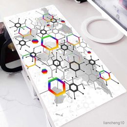 Mouse Pads Wrist Geometric Accessories MousePads Computer Gamer Extended Mouse Mat Large Anime Mouse Pad Rubber Keyboards Table Mat R231028