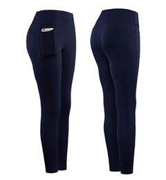 Women Stretch Yoga Pants Leggings Fitness Running Gym Sports Pockets Athletic Trousers High Waist Energy Fitness clothes9980642